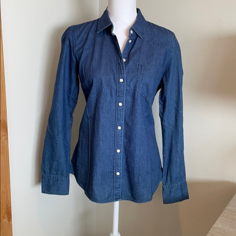 J. Crew Denim Button Down